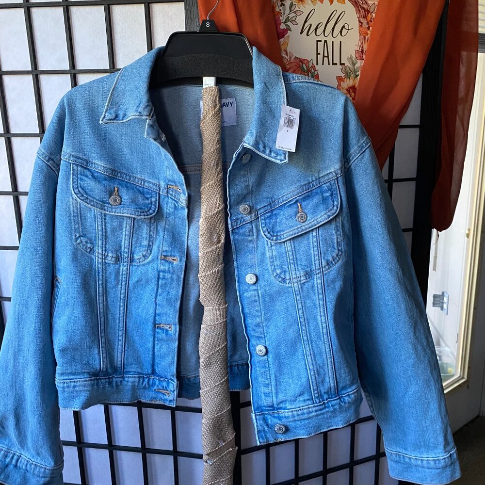 Old navy light color jean jacket